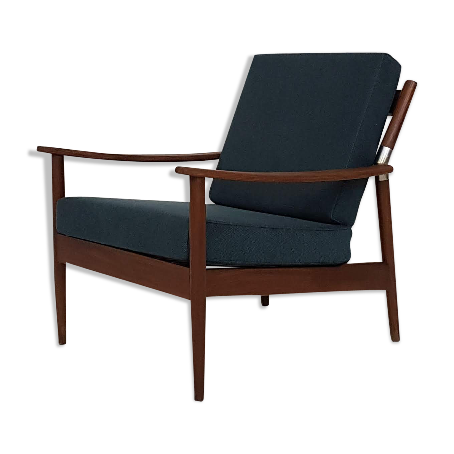 Scandinavian modern, teak lounge chair, Denmark, 1960’s