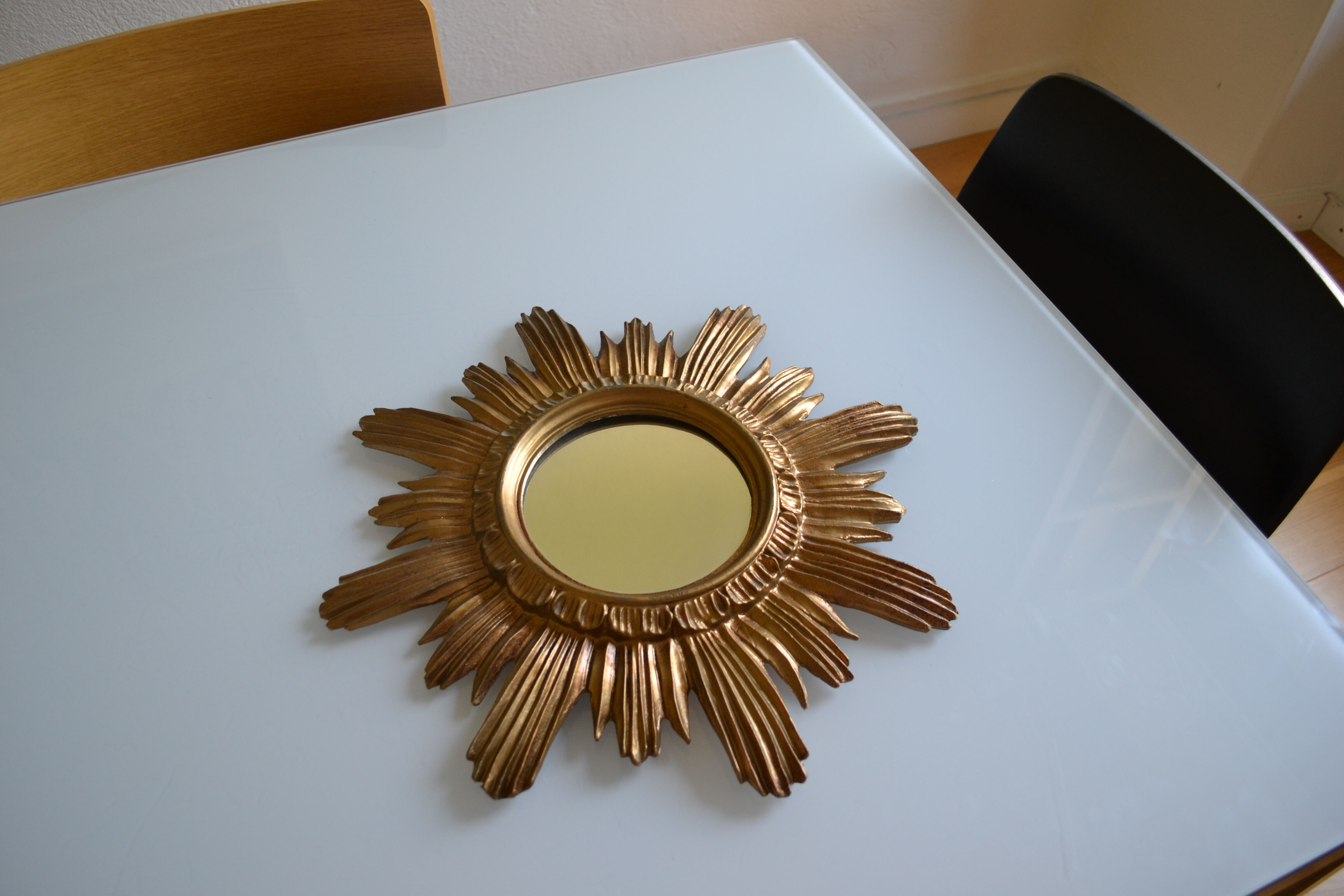 Vintage sun mirror 50s 60s
