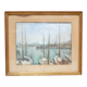 Old watercolor painting on paper signed F. Reys
