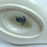 Gien large gravy boat in opaque porcelain