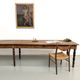 Farm table of 4 metres in solid pine, around 1900.
