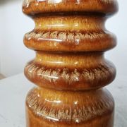 Vase vintage en céramique : poterie ouest-allemande des années 1970