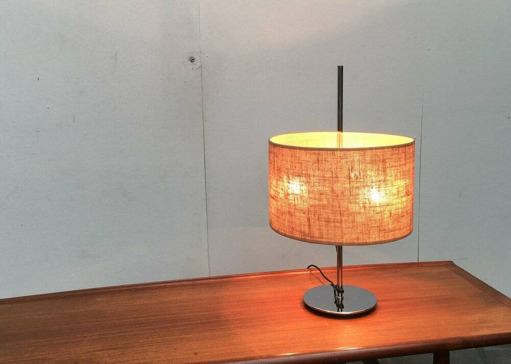 German table lamp from the mid-century space age by Staff Leuchten, 1960s.