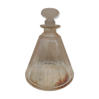 Carafe conique en verre avec bouchon