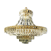 Lustre en cristal de Murano 1970