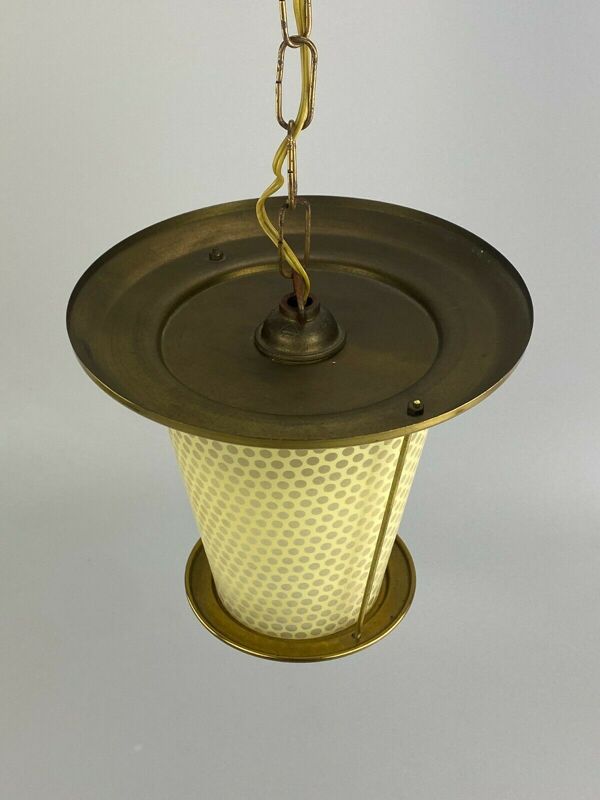 Suspension en laiton design 50s 60s