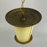 50s 60s lamp light ceiling lamp Mid Century brass design 50s 60s