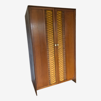 Rattan wardrobe