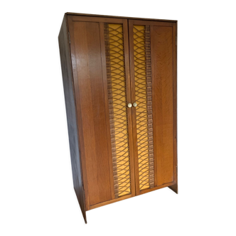 Rattan wardrobe