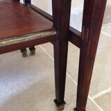 Table trundle strapping brass circa 1900