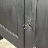 18th century raw and black oak sideboard