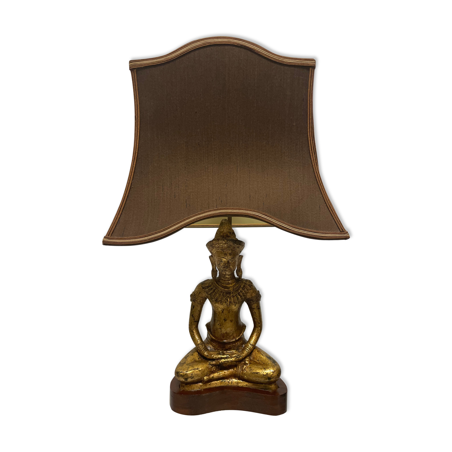 Very nice khmer buddha table lamp