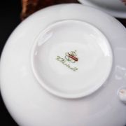 Vintage Volkstedt Germany Porcelain Tea & Caffee Set with Creamer and Sugar