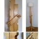 floor lamp with solid beech system, 90s design