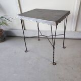 Zinc side table