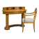 Biedermeier Dressing Table and Armchair from Selva, Italy, Set of 2