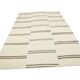 6x9 Cream & Brown Contemporary Vintage Kilim Rug, 184x282Cm