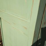 Armoire parisienne patine ancienne menthe