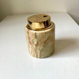 Vintage sarome  japan table lighter in  marble
