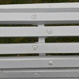 Old cast iron garden bench