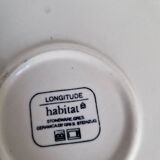 Set of 6 longitude model plates from Habitat