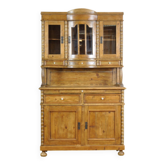 Solid Pine Bread Cabinet, 1920s