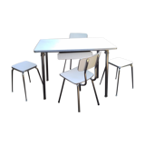 Table, chairs and stools formica