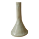 Vintage enameled ceramic soliflore vase, artisanal handmade pottery