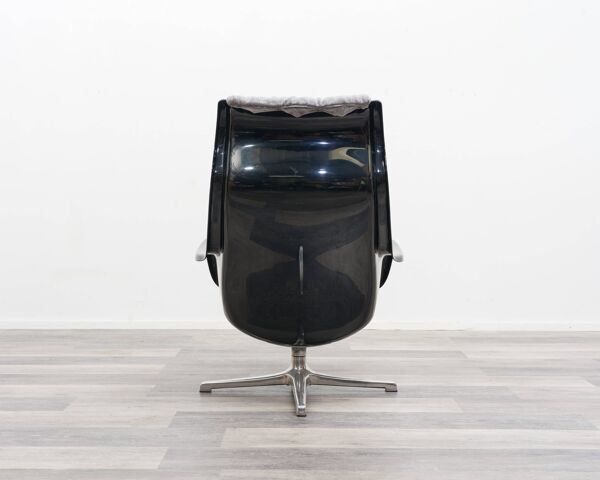 Fauteuil des années 70, fauteuil relax. Design : Alf Svenson et Yngvar Sand