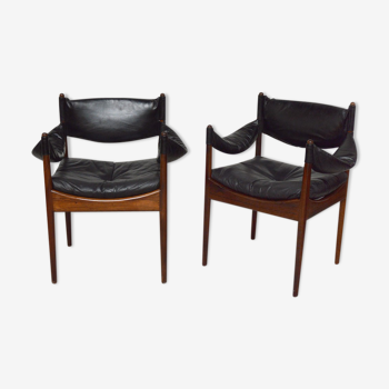 Paire de fauteuils Modus par Kristian Vedel, 1960