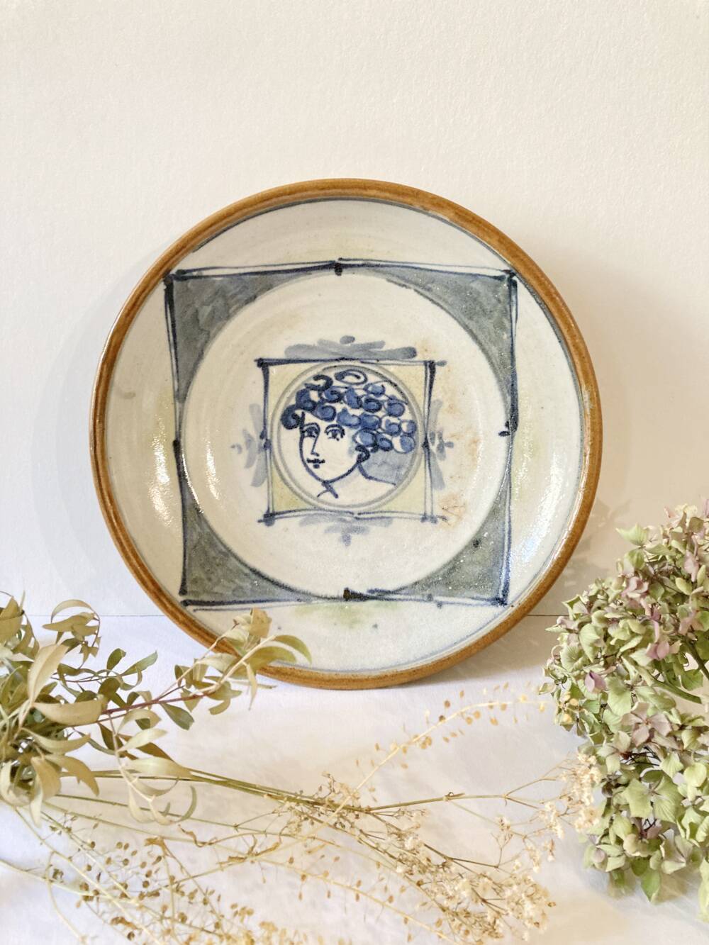 Ceramic dish signed Patrick Lefebvre