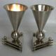 Paire de lampes de chevet cubistes