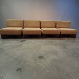 Set of 4 Aquilon chairs by Pierre Guariche.