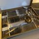 Housewife Guy Degrenne in stainless steel, 76 pieces