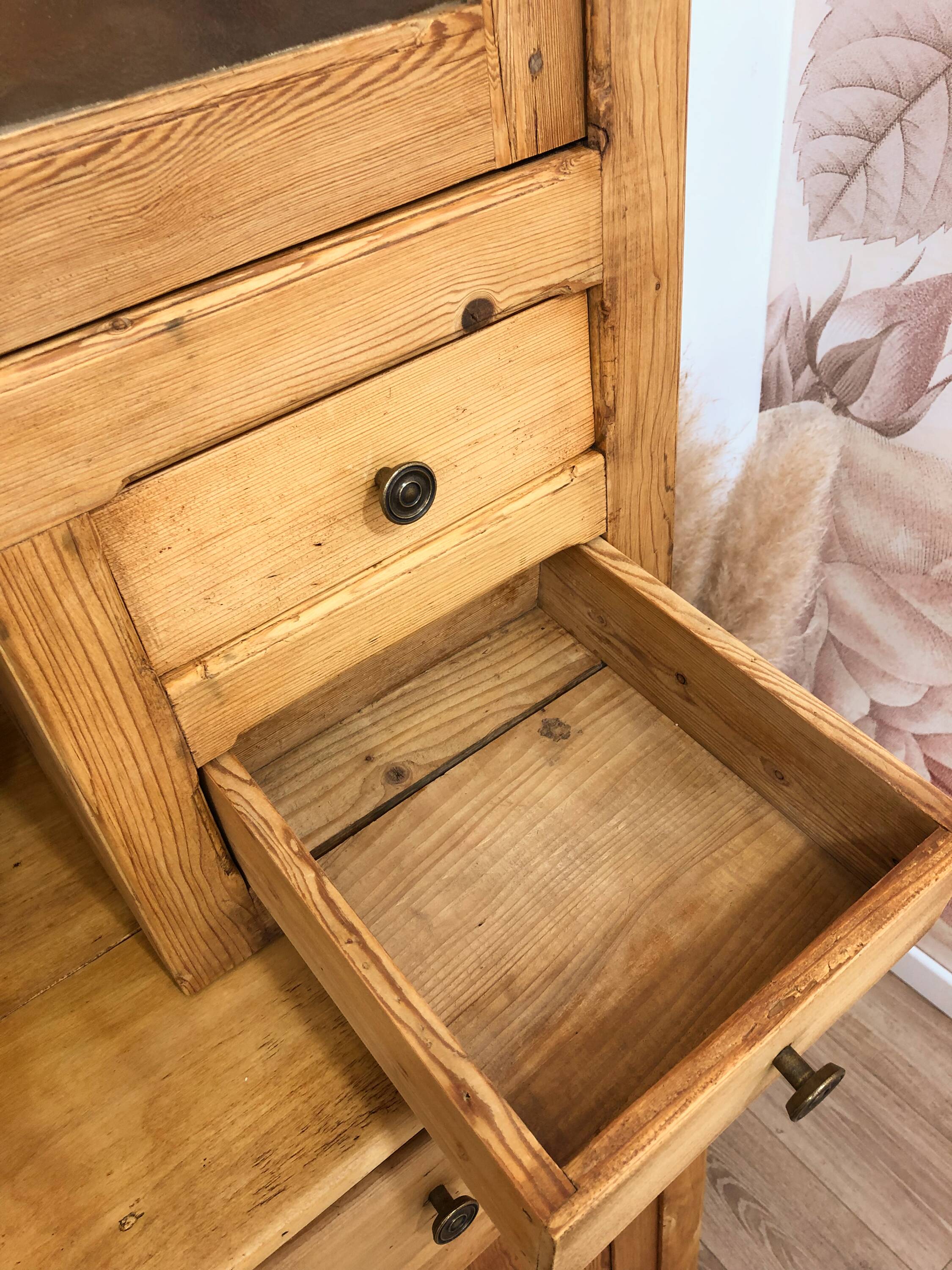 Solid pine country dresser from the 1950s