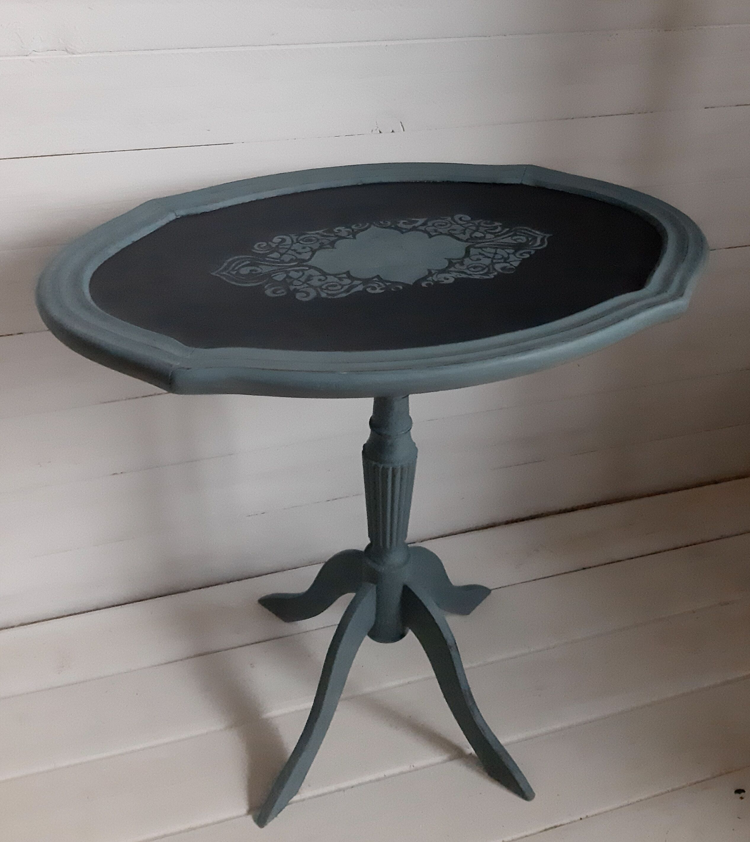 Small old violin table