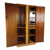 English Art Deco Gentleman’s Wardrobe by Wrighton Furniture