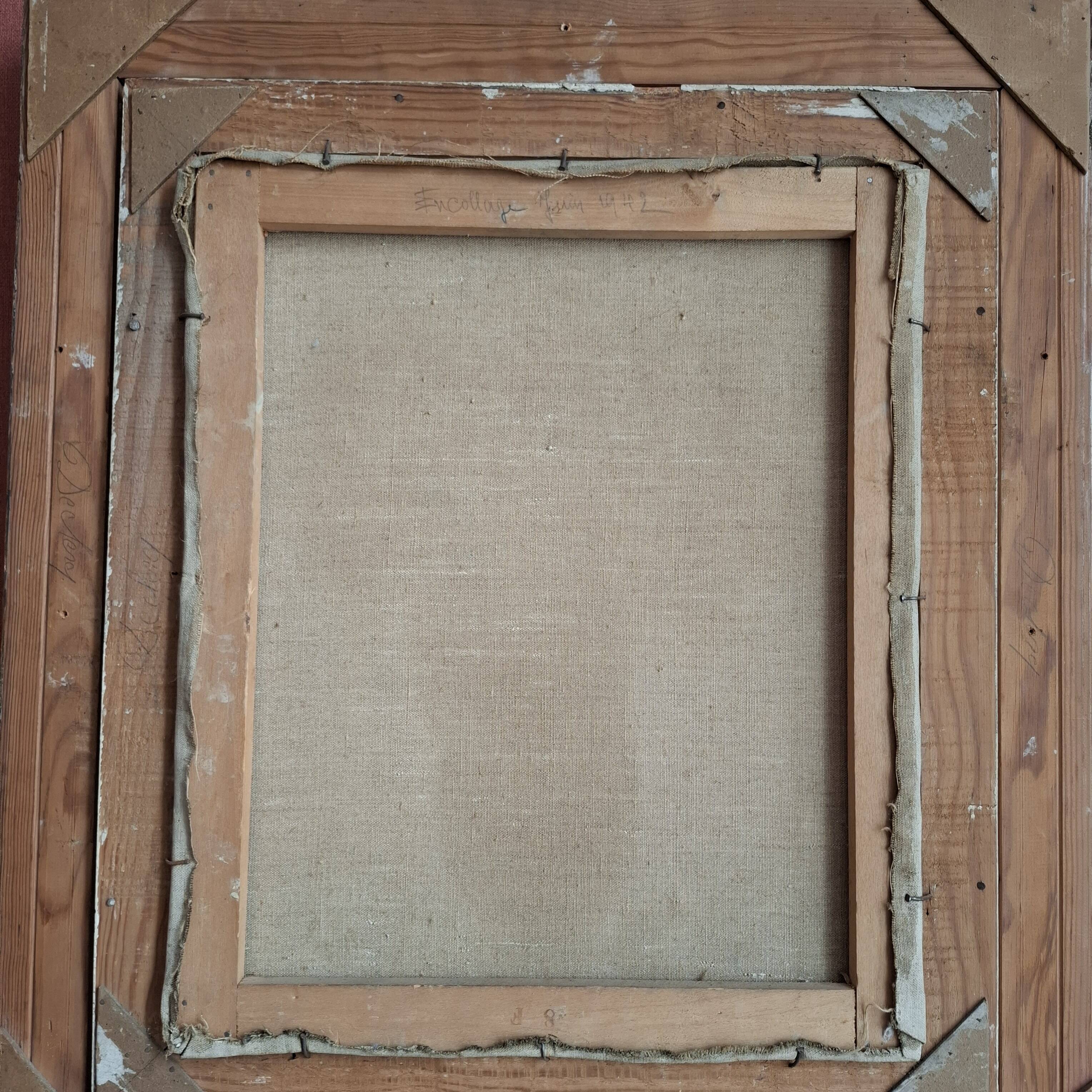 Oil on canvas by Germaine Lantoine-Neveux (1892-1978)