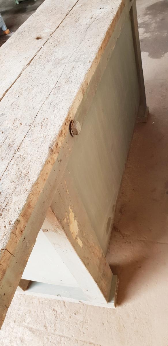 Old carpenter's workbench