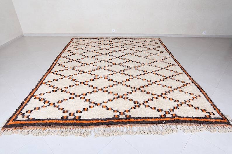 Cream Moroccan Rug - Berber Rug 150/250cm