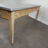 Bistro table zinc tray 185 cm