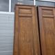 6 solid oak partition doors, 277cm in height (exceptional model)