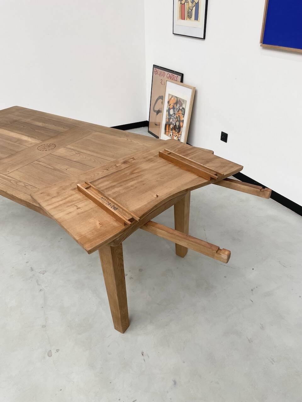 Oak farmhouse table 270 cm with extensions