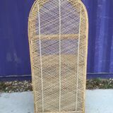 Pomaré-style wicker shelf "Emmanuelle"