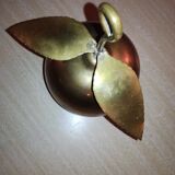 Brass deco apple