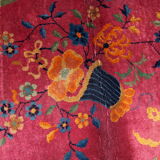 Former carpet oval chinese 89x 150cm, 1920