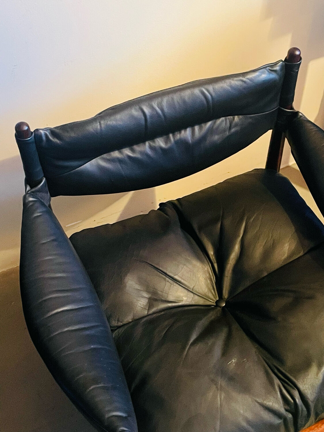 Kristian Vedel Arm Chair model Modus in Rosewood and Leather (2 available)