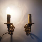 Pair of vintage wall sconces