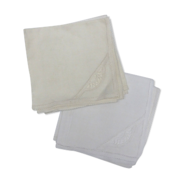 Set of 8 vintage table napkins