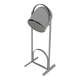 Rare lampadaire en métal et chrome de Goffredo Reggiani, Italie années 1970